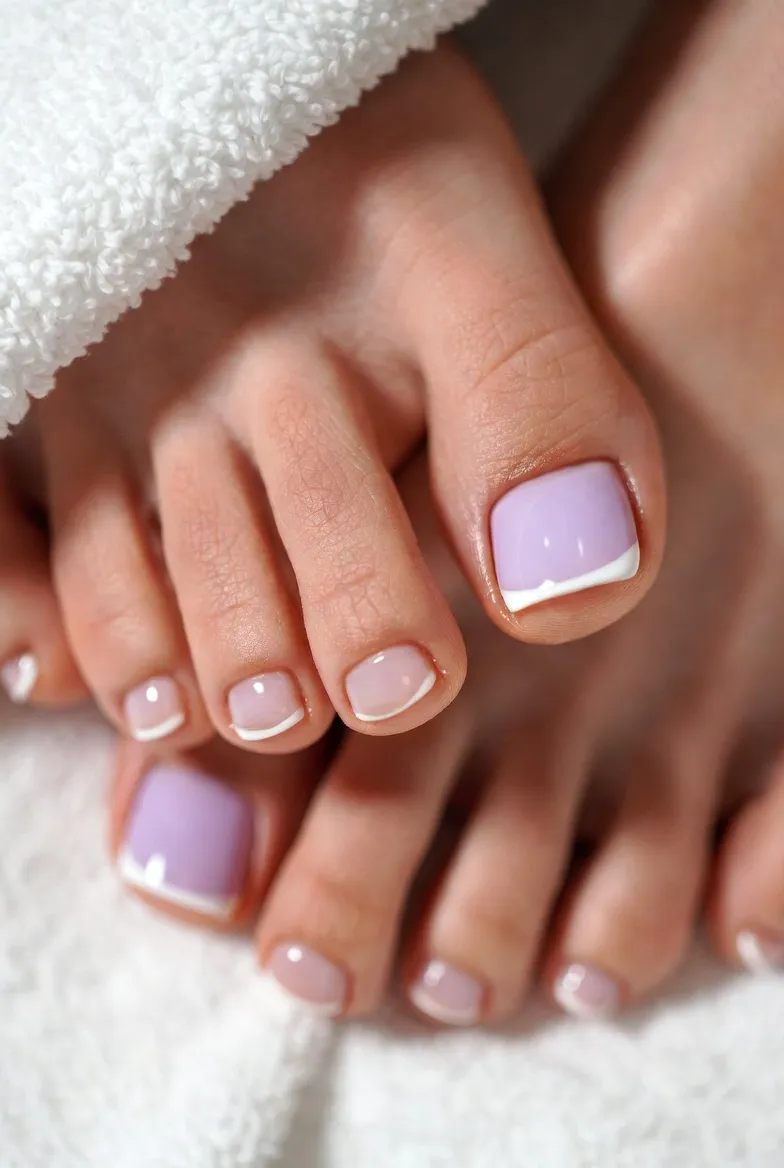 Sweet Lilac Pediküre Weiden