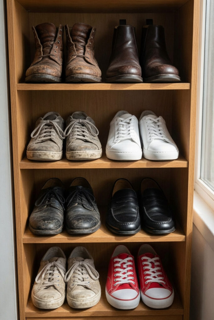 Wann alte Schuhe wegwerfen – praktische Checkliste für den Schuhschrank